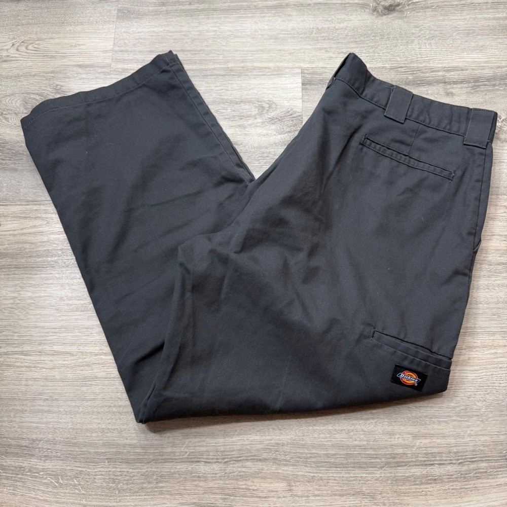 Dickies Relaxed Fit Double Knee Work Pants Charcoal Gray‎ 40x30 WP856CH